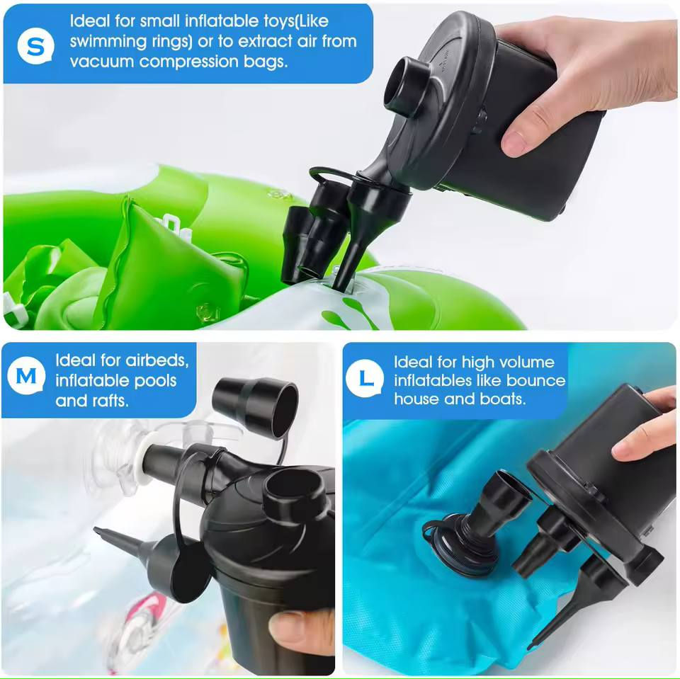 مضخة هواء كهربائية 
 جهاز سريع التعبئة والتفريغ للأغراض القابلة للنفخ. 
متعددة الاستخدامات .
توفر ملء وتفريغ سريع للهواء .
متوفر بسعر ٦ الف
متوفر توصيل إلى جميع محافظات العراق ٥ الف


**إذا كنت صاحب هذا الإعلان وتريد حذفه لأي سبب، رجاءا أرسل رسالة إلى الدعم الفني**