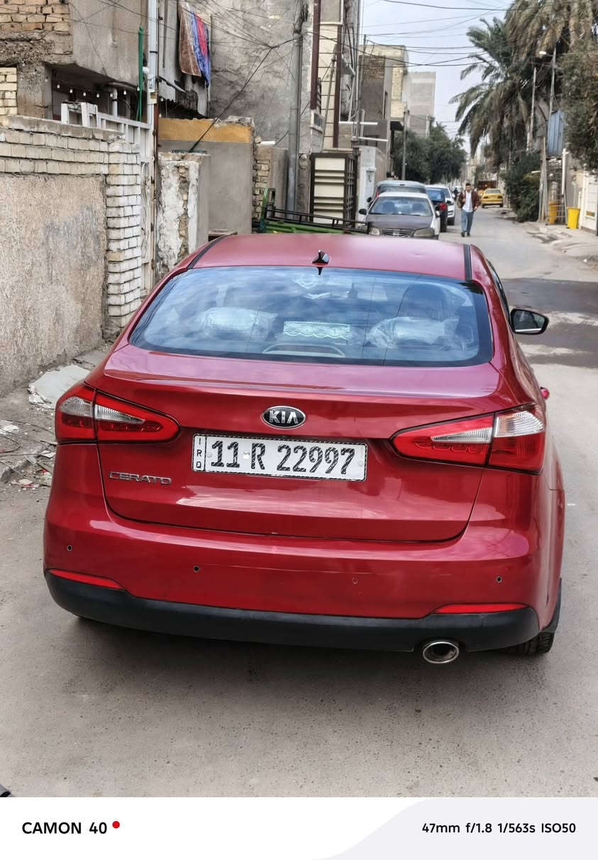 كيا سيراتو 2014 خليجيه مكينه 1600
فول مواصفات للاخير 
مبدل بيهة واشر قبق ولفات المكينه خير من الله 
سياره حلوة وناعمه 
السعر 115 وبيهة مجال للشراي 
***********
