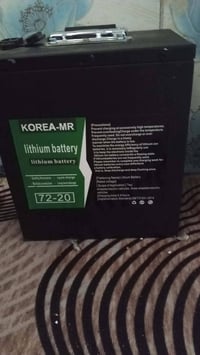 للبيع بطاريه ليثيوم بعدها جديدة شغاله غير مستعمل (72V 20A) بغداد العام...