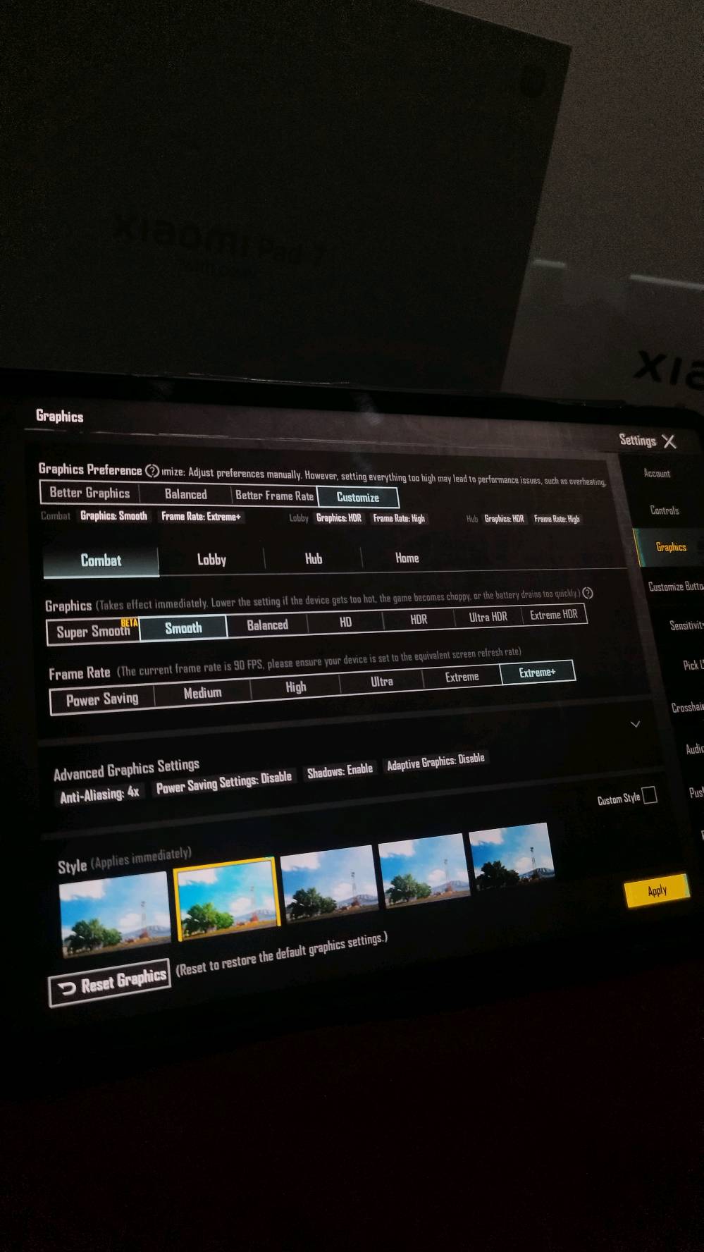 شاومي باد 7 
حجم البطارية 8850ma
صحه البطارية 💯 
ذاكره العشوائية 12+12
الرام 256
جهاز جديد نضافة 100%
 

