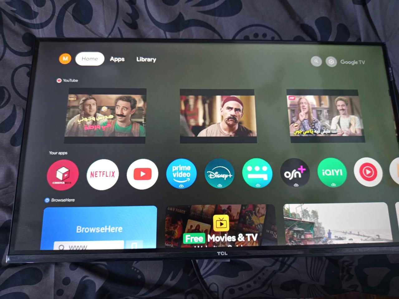 شاشه حجم 32 TCL نظام google اندرويد 
ادسمارت اخر تحديث جديد غير مستعمل ضمن الضمان  مع ستاند حائط جديد سعر بيع 150 الف سعر الجديده بالشركه 190 الف بغداد, العراق


**إذا كنت صاحب هذا الإعلان وتريد حذفه لأي سبب، رجاءا أرسل رسالة إلى الدعم الفني**