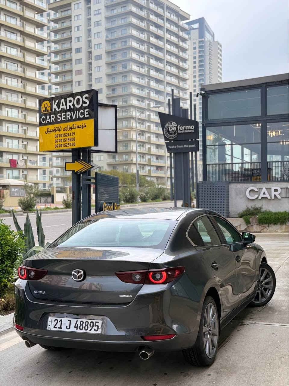 Mazda 3 Preferd 2025✅✅
‏١٣٨$مجال
***********

مازدا ٣ مواسەفات فول سێلیکت مۆدێل ٢٠٢٥
سڵاید،کوشن جلد،کوشن هیتەر،برێک بەصمە،درگا بەصمە
ڕاداری لاکان ،ڕاداری ناوچەی کوێر،تحدید سرعە،4 بستۆنی بێ تۆربۆیە مەکینە ٢.٥،کوشن کارەبا،کوشن غەزن
ئۆتۆ ستۆپ،چەندین مواسەفاتی تر….
سەیارەکە زۆر تازەو جایزە،
رەقەم و سەنەوی تازەیە بە ناوی خۆمەوەیە،
گێڕ و مەکینەی بەشەرت نەکراوەتەوە
 
سەیارەکە ٣ پارچەی بۆیاخە ٢ لێدرانە ئێرباگ 
سوکان تەقیوەو سیستەمە

‏١٣٨$مجال
*********** السليمانية, العراق
