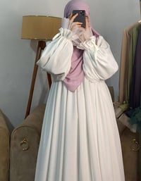 عباية غفران • توب كريب روزة • مقاسات M L XL XXL