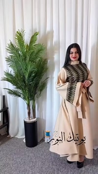 فستان • دابل ايطالي • مقاسات ٣٨-٤٨