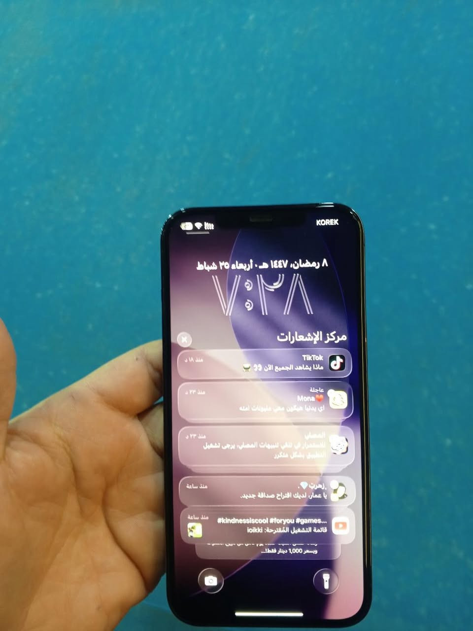 آيفون 12pro max دبل سيمكرت بطارية ٨٩ شرط إذا مفتوح يرجع السعر ٥٢٥ وبي مجال***********
