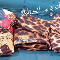 تلبيسات مخدات • اقمشة همايون قطني • توصيل المحمودية