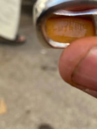 عقيق يماني شرف شمس مخطوط عليه حرز فضه صياغه يدويه صب السعر 07863609172...