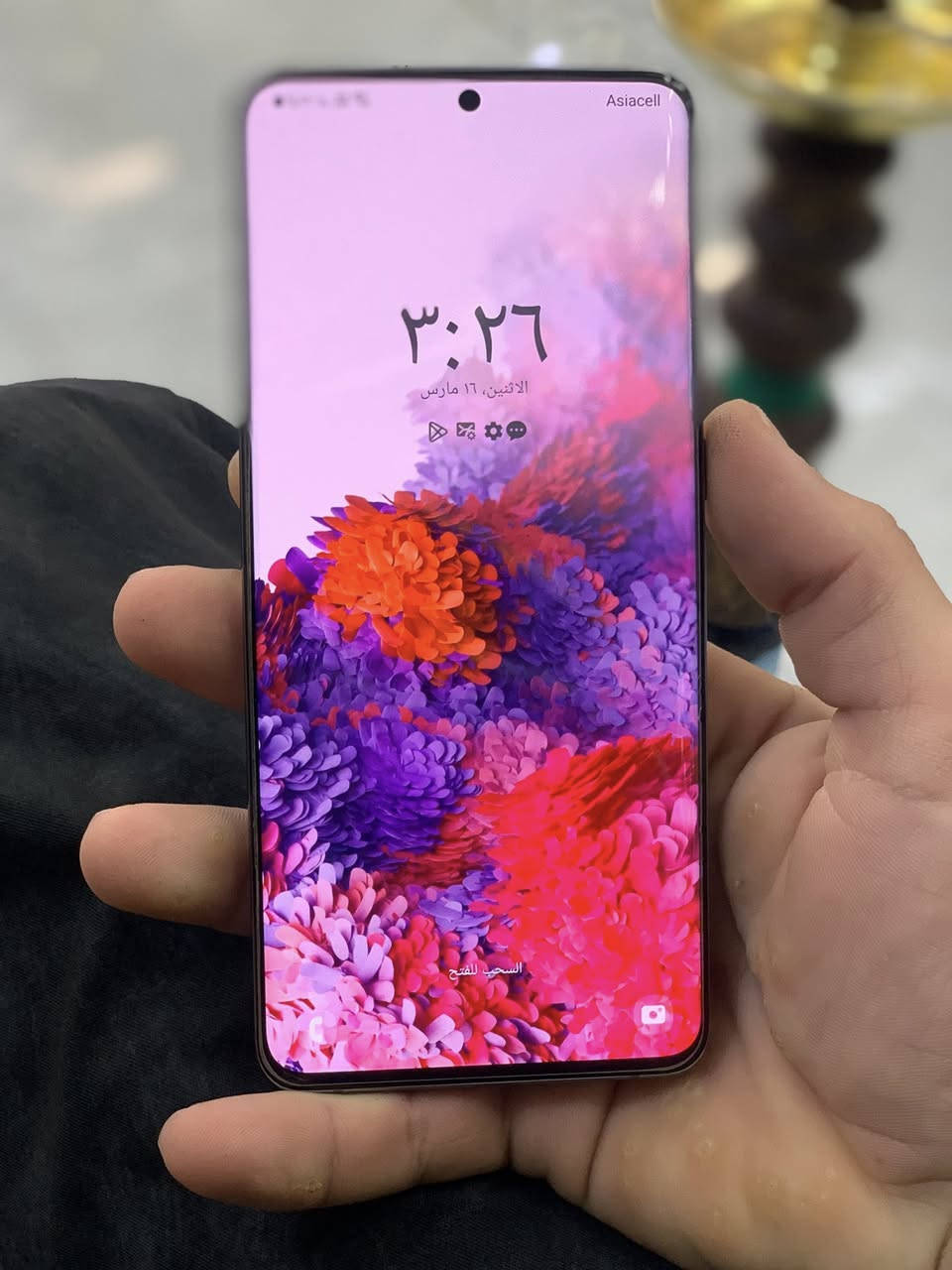 للبيع.                          Galaxy S20
ذكره ١٢٨ داخليه ٨ الجهاز كدمك نضافته بجيس بعده سعره ٢٧٥ الجهاز مكفول مكاني بابل محاويل لتواصل ***********
