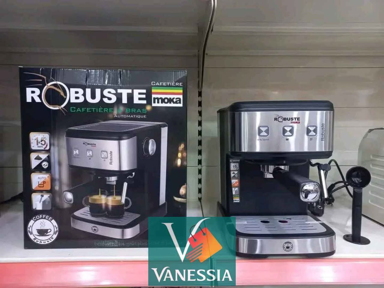 Cafetières a bras automatique moka marque robuste
 
✅ Garantie 24 mois
✅ Inoxydable
✅ capacité 1.2L
✅ Puissance 1100w
✅15bars وهران, الجزائر


**إذا كنت صاحب هذا الإعلان وتريد حذفه لأي سبب، رجاءا أرسل رسالة إلى الدعم الفني**
