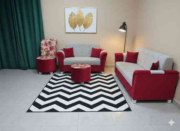 البيع نقداً أو بالتقسيط .. موظف او منتسب ومتقاعد مصرف الرافدين
طخم تركي اربع قطع سبع مقاعد 
مع طبلة وسطية وكوشات  السعر 250

📍 الموقع: الكوت – دور المعلمين
🎯 قرب ماكس مول – شارع  مدرسة الرياحين

📲 للاستفسار (اتصال أو واتساب
***********
***********
