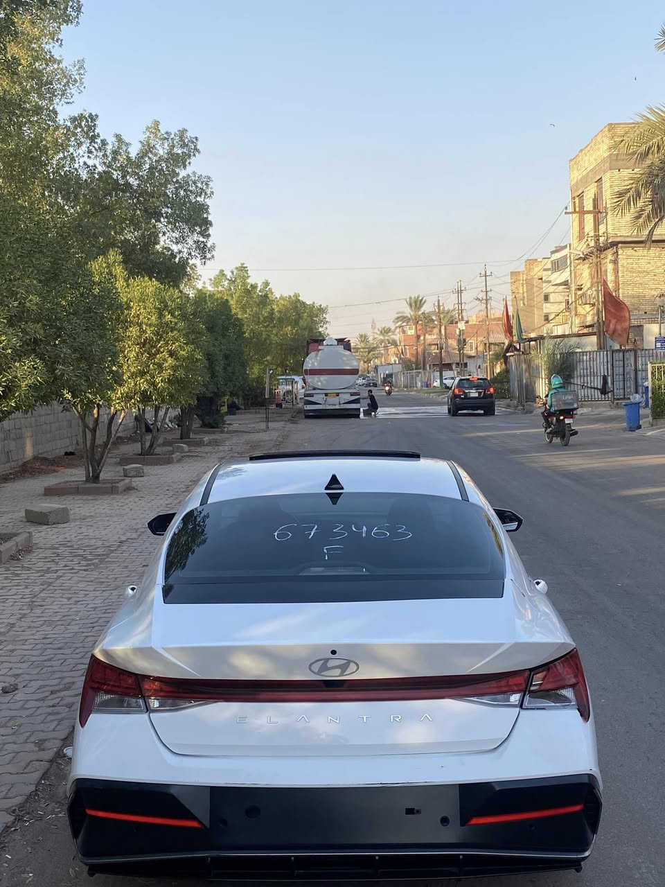 سلام عليكم ,النترا 2024

ماشية 16 الف
رقم بغداد بـ إسمي
ليبل واحد بدون تبديل 
بدون قطرة صبغ بدون ايرباك

فول مواصفات عدا الجلد
فتحة
بصمة
شاشة متصلة 
لد داخلي
اوتو هولد
تدفئة مقاعد
تبريد بيانو
رادار خلفي وامامي
هند بريك دكمة
كروس سرعة
تحديد مسار
مودات درايف 
داخل رصاصي
ويل 17

183 ورقة وبيها مجال بسيط
***********, مكاني بغداد
