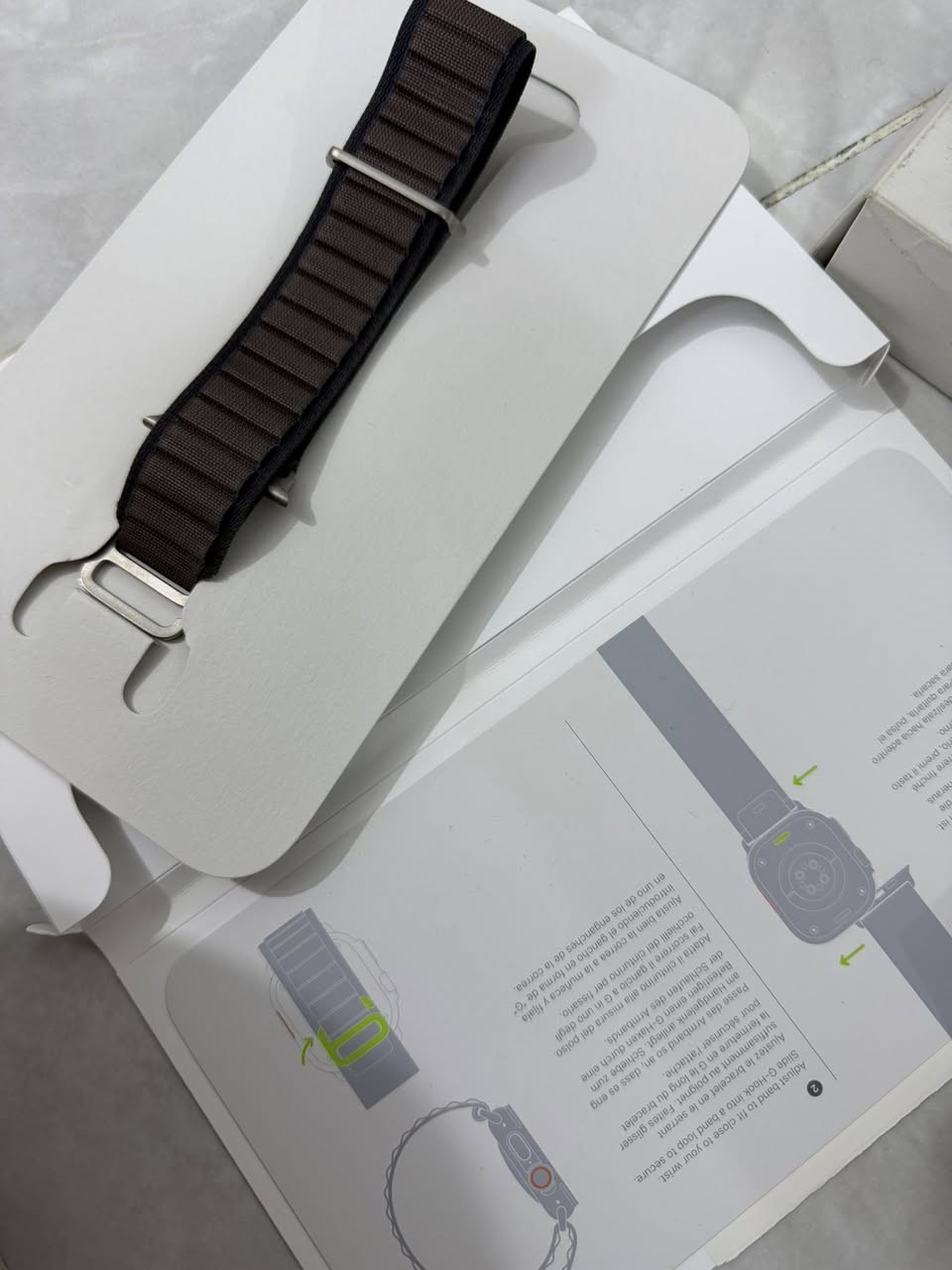 Apple Watch Ultra 2
نظافة 100‎%‎
بطارية 100‎%‎
حجم 49 
ضمان ماستر 
جديدة كلش 
السعر 575
مكاني ناصرية 
***********

