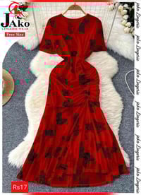 جمله فقط_فستان الخامة درجة اولى ضمان  🔴 : سعر الدرزن110الف  القياسات ف...