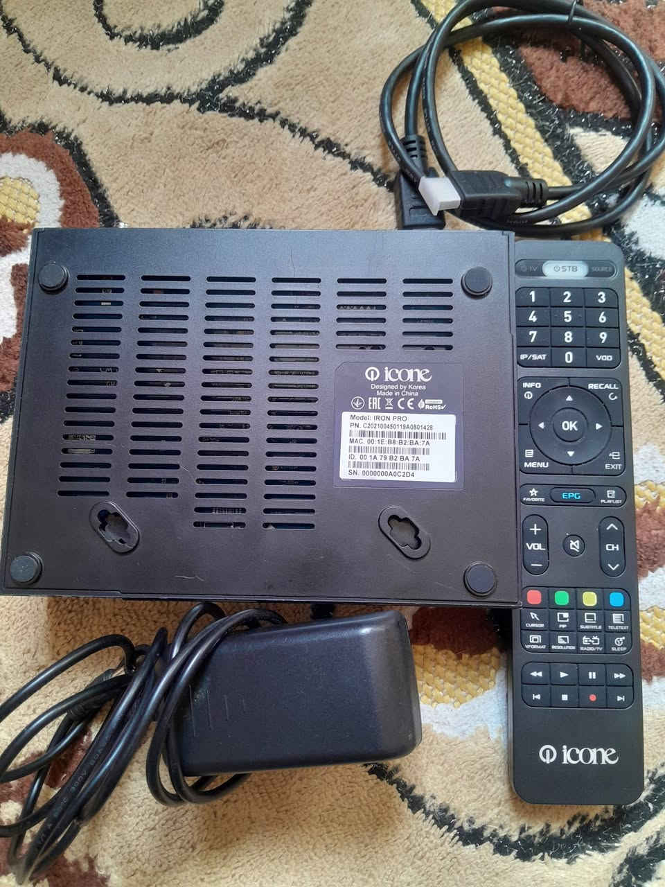 ايكون ايرون برو 
نظيف جدا وكامل الملحقات الاصلية بس كارتونة ماكو للبيع مكاني بغداد الشراي يتفضل خاص وشكرا لكم


**إذا كنت صاحب هذا الإعلان وتريد حذفه لأي سبب، رجاءا أرسل رسالة إلى الدعم الفني**