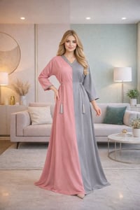 دشداشة لنن • فري سايز • ٤ ألوان