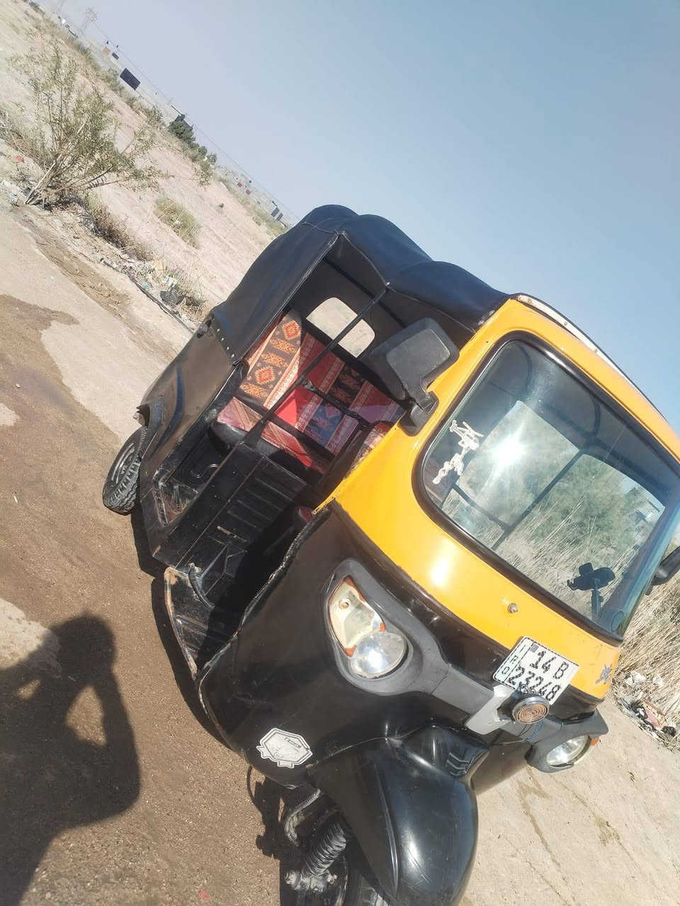 سلام عليكم شباب تكتك بياجو محور تي في اس مديل 2019 طالعه ب 2021 مجفت تجفيت شركه تكتك ما تعبانه بس للبيت مخلينه سعر تلاثه ونص وبيه مجال حك جيه العنوان البصره كرمه علي ***********
