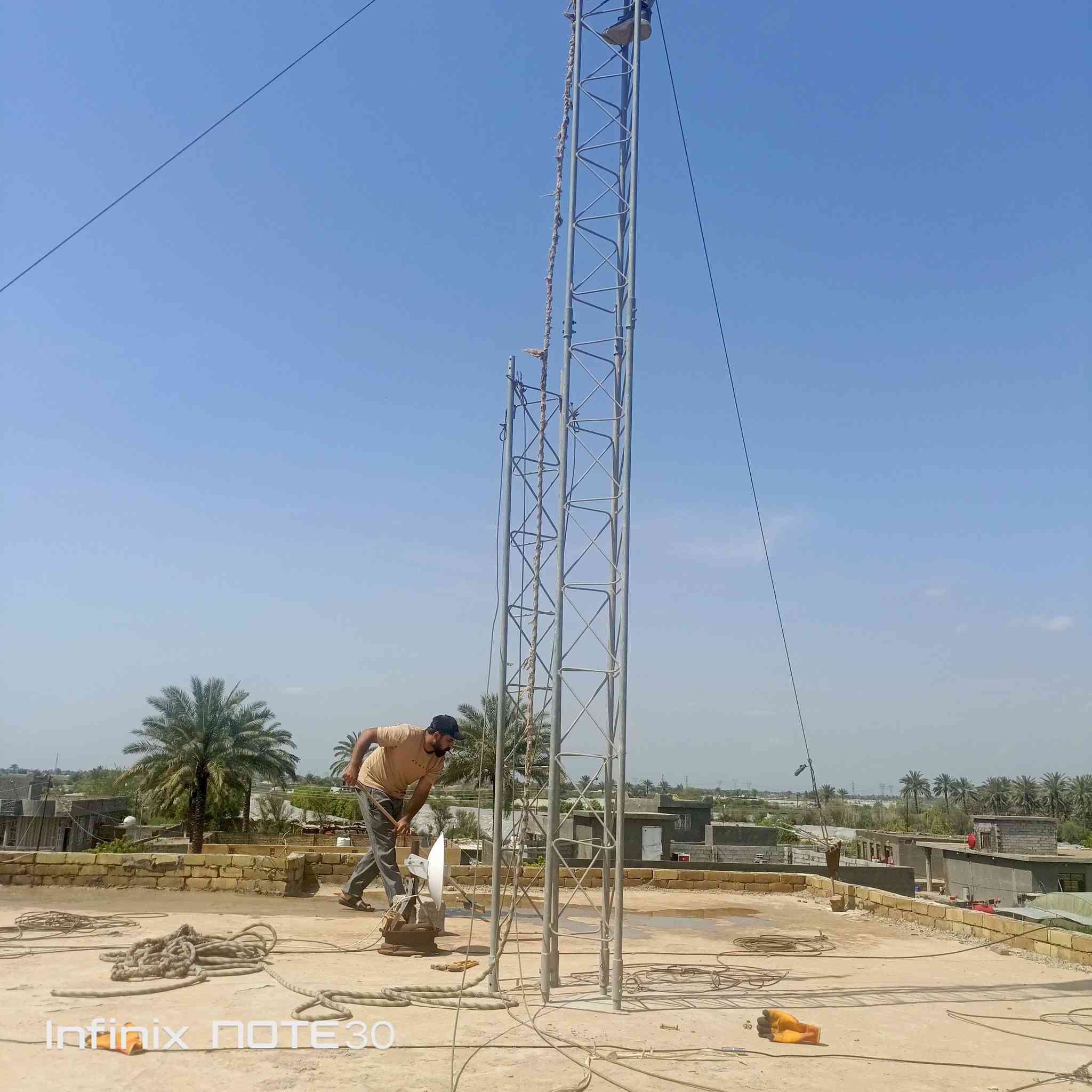 سلام عليكم 
تم نصب برج 18متر في يسفية 
يوجد كادر فتح ونقل وشد وصيانه ابراج 
***********
‏‪***********‬‏
يوجد واتساب
