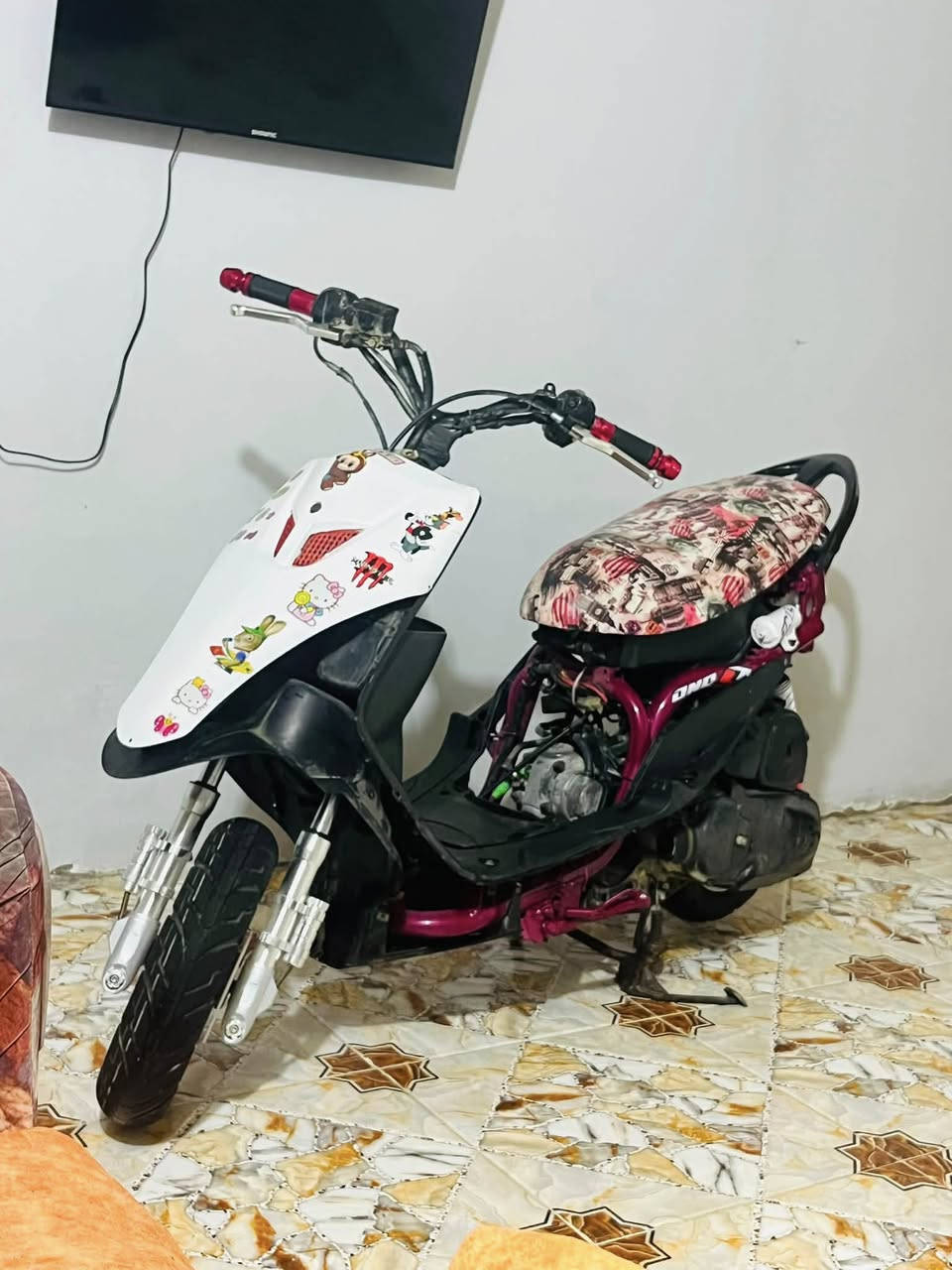 ‏سلام عليكم دراجة ماكس عدلة ومعمر جديد أي نقص ما أبيها مكينة بلادي أشعة ومعدل مكاني بغداد زعفرانية/￼*********** شراي بس👍￼
