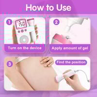 سونار منزلي • نبض الجنين • سماعة