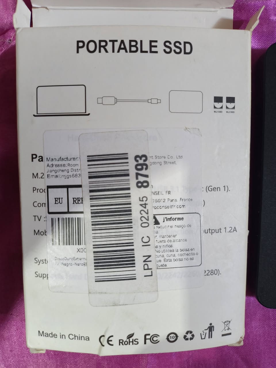 هارد حاسبة مااعرف شكد ذاكرته وياه كيبل انطي سعر وبالعافيه


**إذا كنت صاحب هذا الإعلان وتريد حذفه لأي سبب، رجاءا أرسل رسالة إلى الدعم الفني**