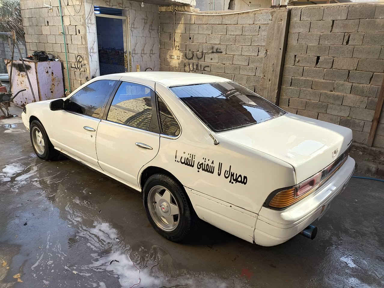 السلام وعليكم نيسان التيما مديل 1991محرك 3000ابو لكلاص كير عادي عينه وصينيه براص  رقم جديد سنويه لل2030بسمي مكان بصره ابو الخصيب سعر 40 وبيها مجال ***********
