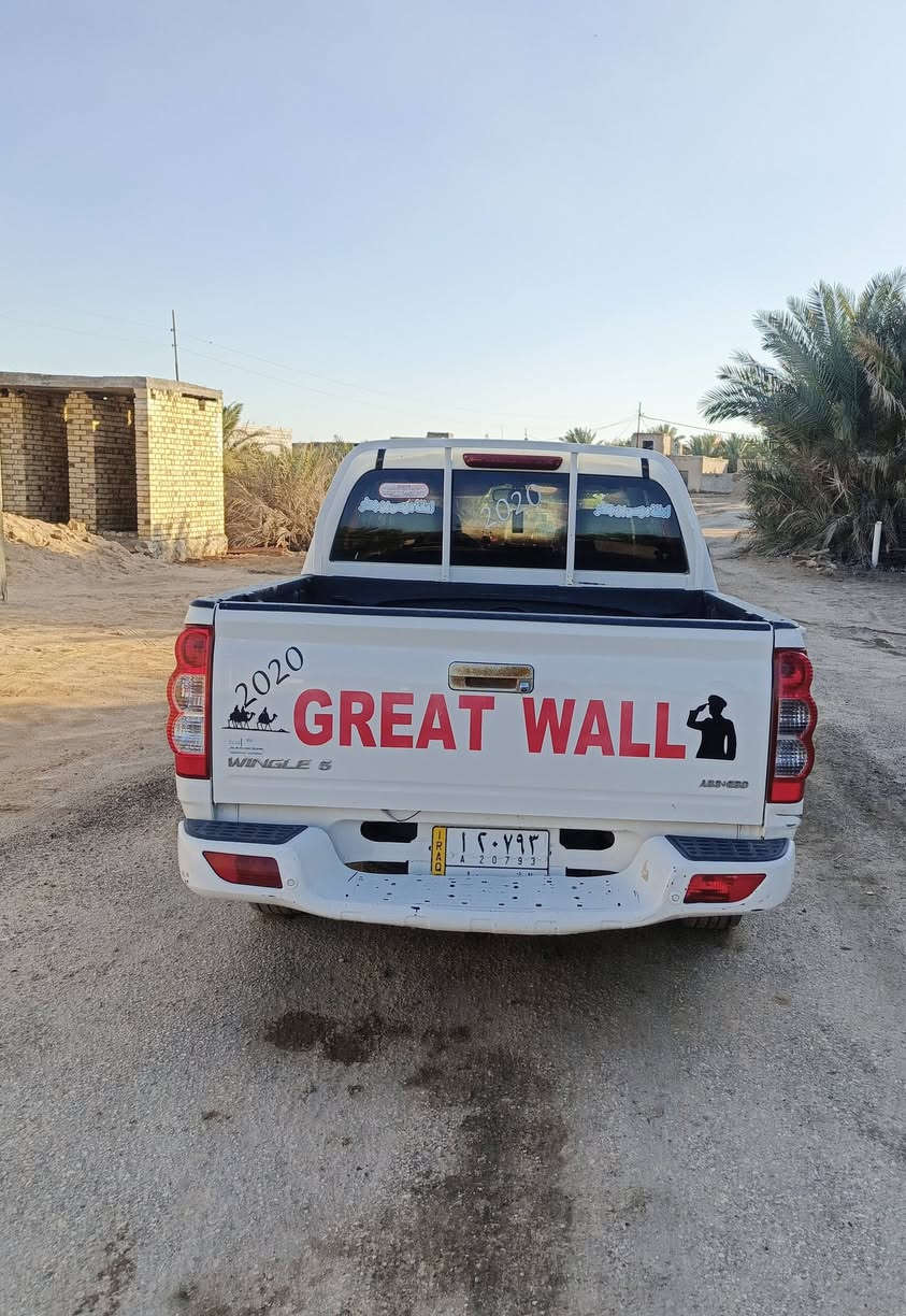 السلام عليكم
سيارة كريت ويل موديل 2020 مكفولة كفاله عامة من كلشي رقم  مثنى مداور ليمته ماتريد 
السعر 110 للاستفسار الاتصال على الرقم ***********
