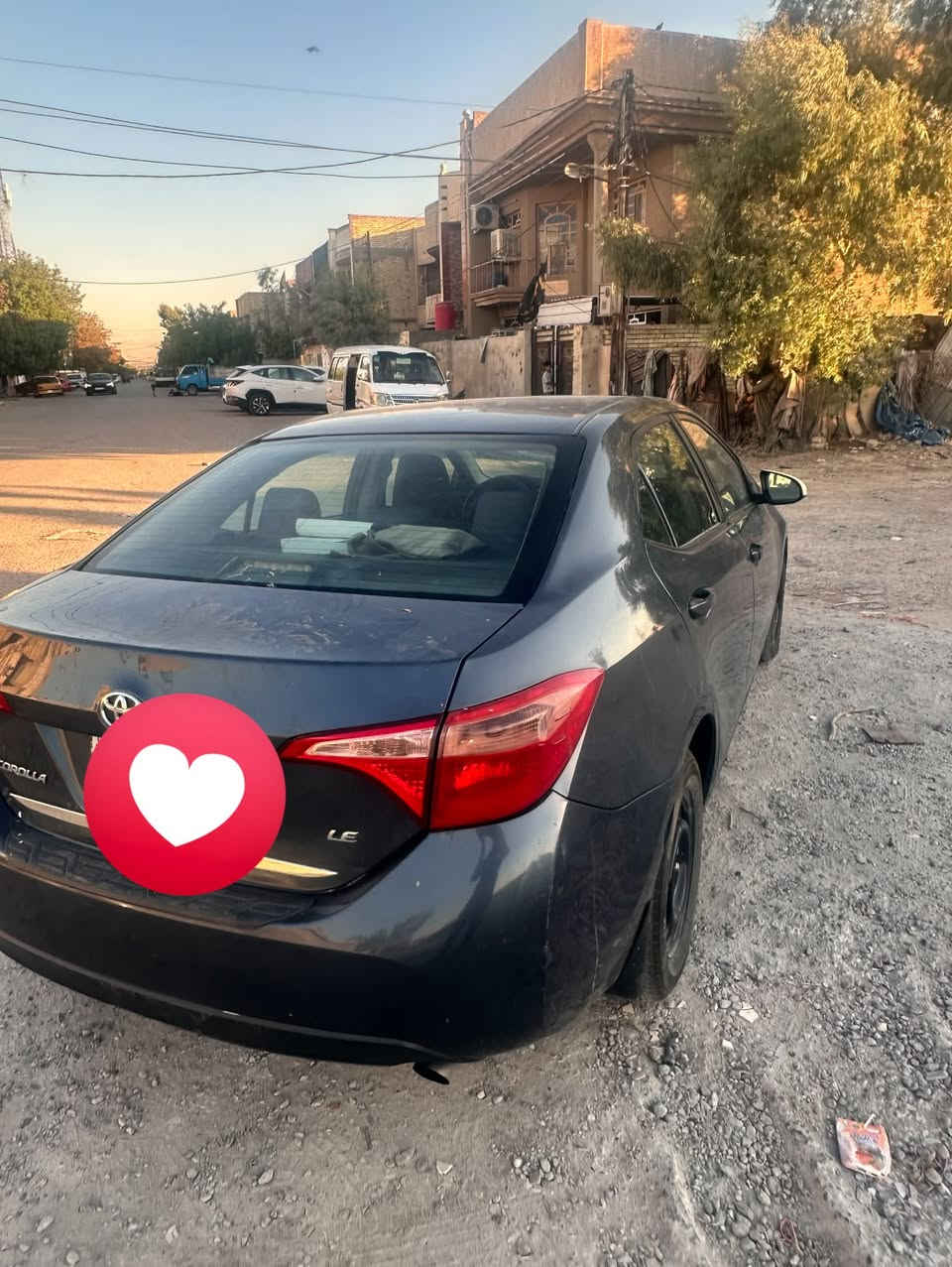 كورلا 2019 
Le 
للبيع 
مواصفات ال le المعروفة 
زياده عليه فتحة سقف 
وتدفئة ستيرن + كشنات 
ماشية 64 الف كيلو 
ممشا حقيقي 
االسيارة بيها كذا قطعة صبغ 
ابيعها مصبوغة حزام 
سونار موجود 

السعر 
104💲💰 وبيها مجال بسيط 

للتواصل 

***********

