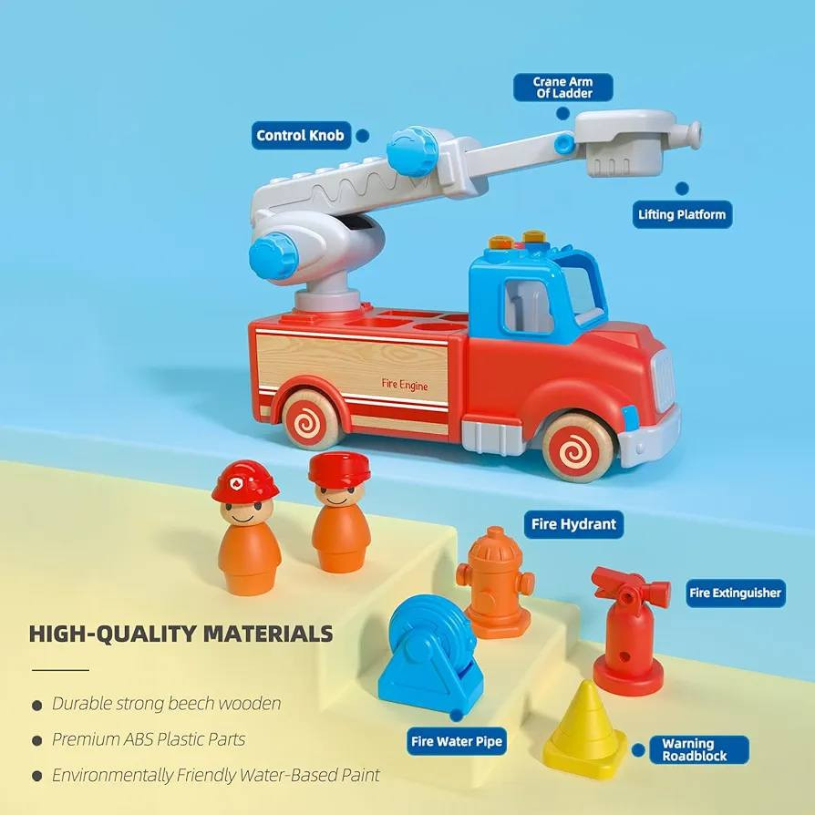 لعبة شاحنة إطفاء للأطفال مزودة بأضواء وصفارات إنذار، سيارة إطفاء مزودة بسلم إنقاذ دوار، ملحقات قابلة للإزالة وشخصيتين، هدية عيد ميلاد للأطفال من عمر 18 شهرًا فما فوق (2، 3، 4، 5 سنوات).


**إذا كنت صاحب هذا الإعلان وتريد حذفه لأي سبب، رجاءا أرسل رسالة إلى الدعم الفني**