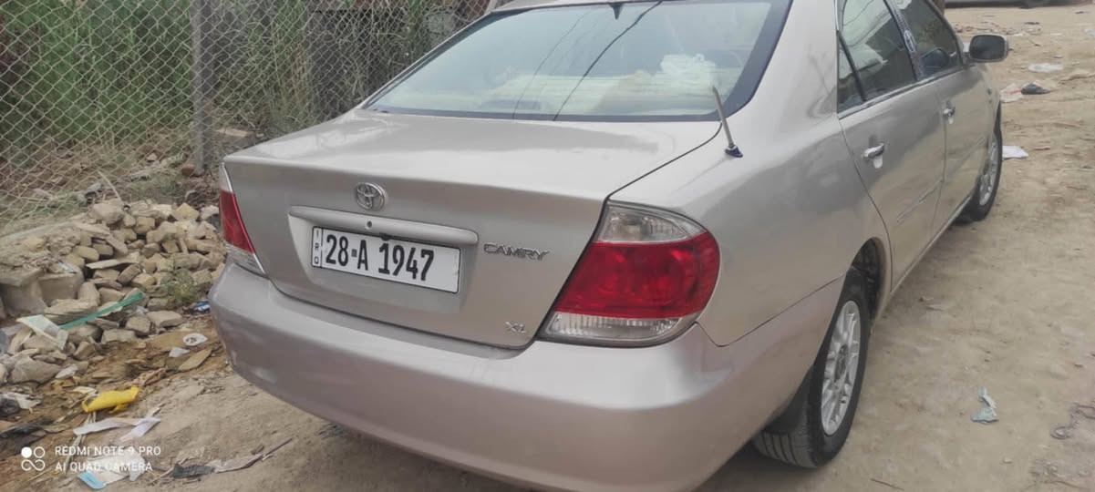 كامري خليجي ٤ سلندر موديل ٢٠٠٤ سنوية ٢٠٣٠ باسمي
مكينة بيه صوت راجز  وكيري حاوية تبريد ثلج تخم تاير وحدادية جدد ادامة كاملة بخاخات ومجاول وفيتبم كهربائيات كله شغاله شاشة وكامره دواخل جديده رقم مميز نجف

صبغ عام بدون ضربة بسبب الجراد تبديل فقط بنيد وجاملغ مكان السياره الديوانية قضاء المهناوية السعر ٧٥ وبيه مجال ***********
