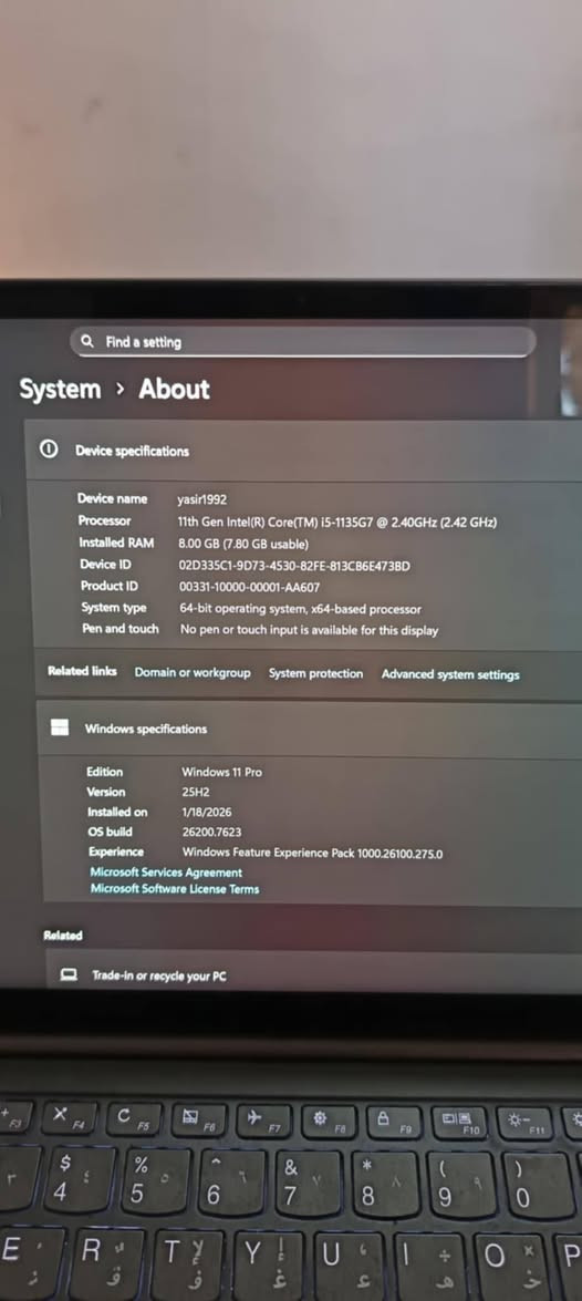 لاب توب للبيع نظيف جدا مستخدم فقط 60 يوم كارتون موجود  المواصفات موجوده بالصور  السعر 450 الف عنوان اربيل شقلاوه للاستفسار على الخاص. ملاحضه الموشراي لا يدخل ويسأل رجاءا


**إذا كنت صاحب هذا الإعلان وتريد حذفه لأي سبب، رجاءا أرسل رسالة إلى الدعم الفني**