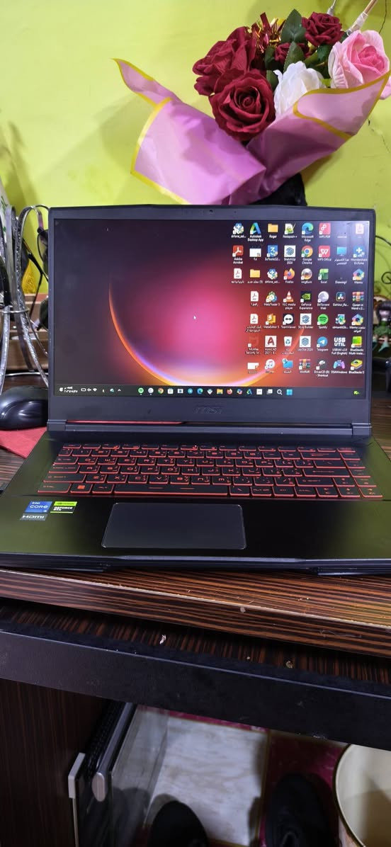 للبيع | لابتوب MSI Thin GF63 12UCX 
✅ المعالج: Intel Core i5-12450H (الجيل 12)
 ✅ كرت الشاشة: NVIDIA GeForce RTX 2050 4GB ✅ الرام: 8GB DDR4 (قابل للترقية) ✅ الخزن: SSD NVMe 512GB ✅
 الشاشة: 15.6 إنج FHD IPS بدقة عالية وتردد 144Hz ✅ كيبورد بإضاءة حمراء 
✅ ويندوز 11 جاهز للاستخدام
🎮 
💻 الحالة: نظيف جداً وجاهز للاستخدام بدون أي مشاكل.
💰 السعر: 750
📍 الموقع: البصرة .
للاستفسار واتساب ***********
