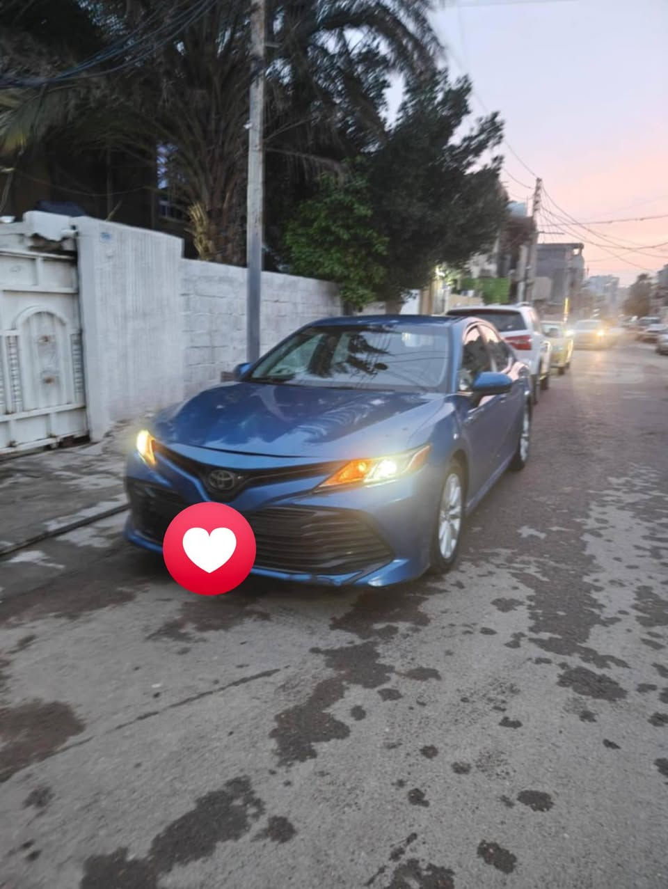 السلام عليكم للبيع كامري 2020 
ماشيه 120 
محرك 2500
بيها قطعتين صبغ 
رقم بغداد 
ال اي 
السعر 165وبي محال 
العنوان صلاح الدين قضاء بلد 
باقي التفاصيل عل اتصال
الهاتف ***********
