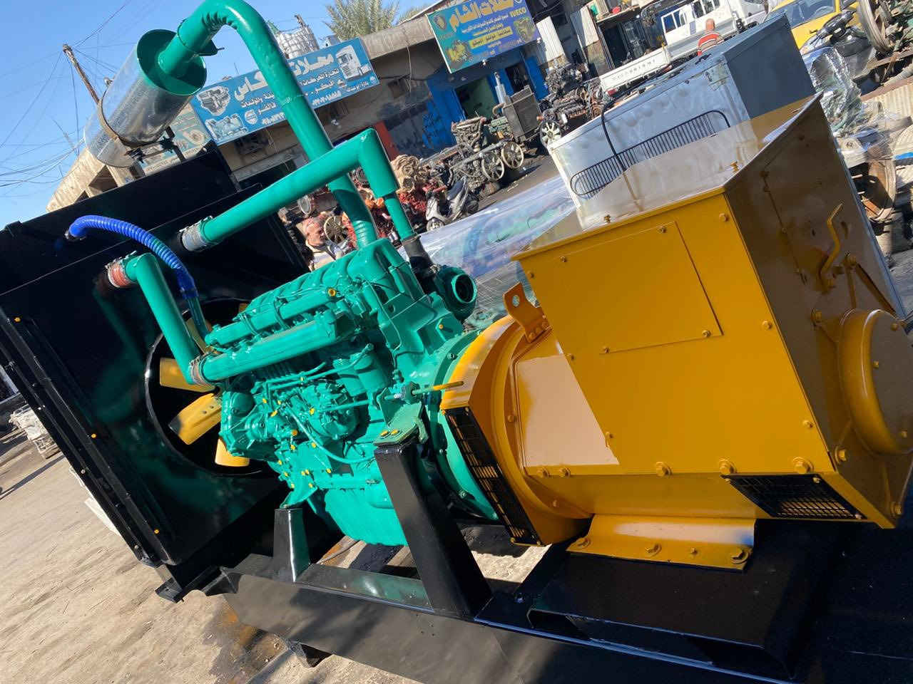 السلام عليكم مولد سكانيا DS9 محرك ستندر بدون صرف و بدون بخار توليد 200كي في  بلادي نضيف جداً السعر 58$ المكان بغداد شارع الشيخ عمر مجمع الوادي للاستفسار ***********
