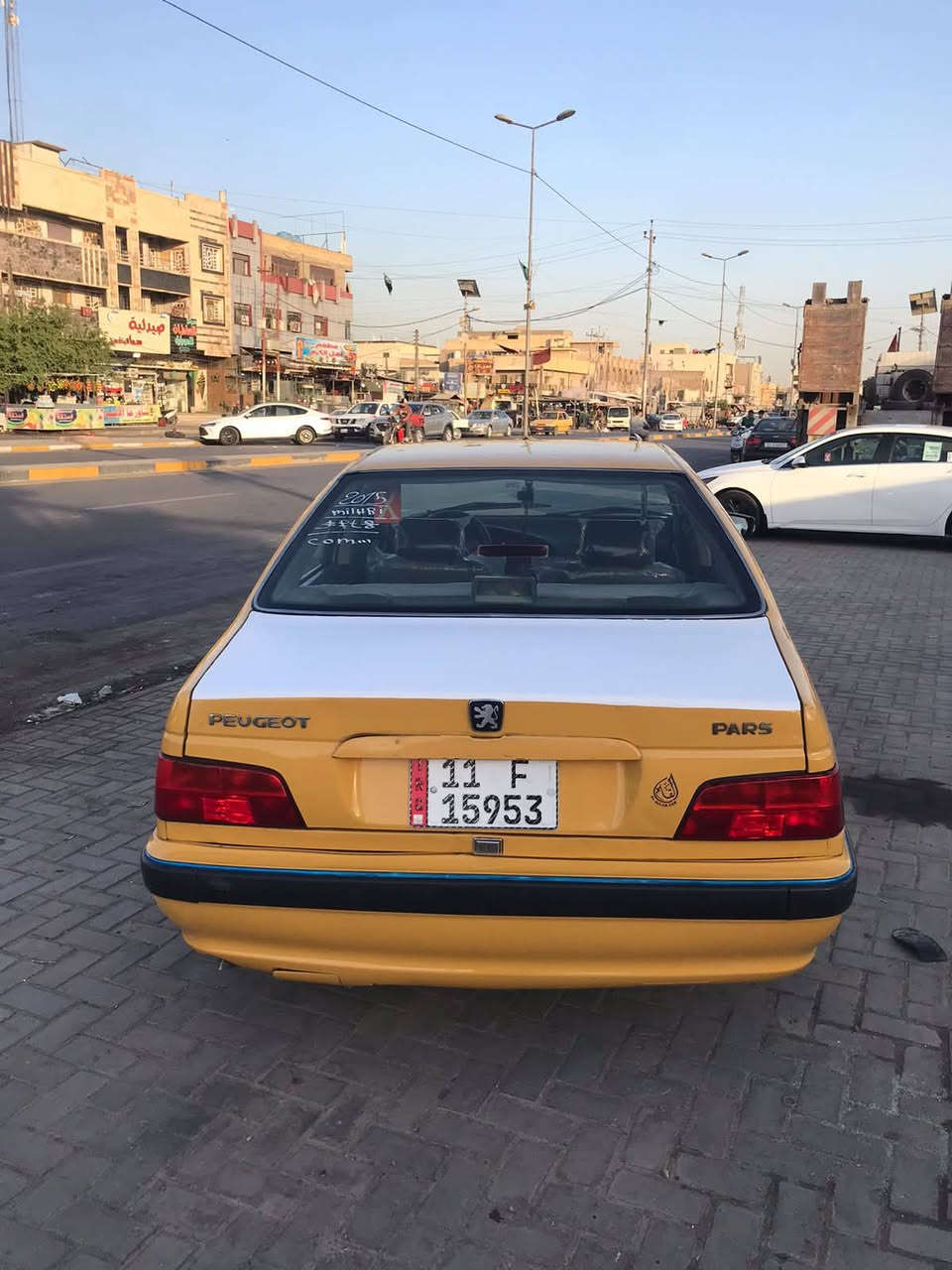 السلام عليكم
بيجو بارص 15 احله من صوره 
صدر أمامي خلفي جديد 
تخم بلكات جدد تخم نوزلات اكسنت 
تخم مجاول  ادامه كامله لسيارة 
تبريد ⛄ كهربائيات كله شغاله 
تخم تاير 
كشر احله من صوره 
بيه هلالات خلفيه معمره وجاملغ سايق بي بارد طخه مال دراجه وبنيد طاير ومرجعي نفسه ما لايح لقماره 
سعر 43 وبيه مجال بسيط 
مكان بغداد البياع 
رقم ***********
