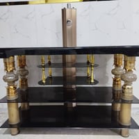 ميز بلازما تركي لون اسود  كزاز درجه اولى جديد مستخدم قليل السعر 55 الف...