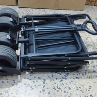 عربة كبيرة • قابلة للطي • عجلات كبيرة