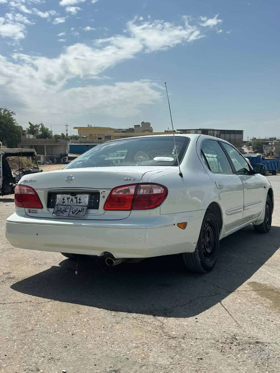 سەرەتا بە ناوی خوا 

Nissan maxima 2002
بۆ فرۆشتن سعری ٥٥ گەڵاو معامەلە

کێڕ عادی 

مەکینە ٣٠٠٠
تەقەو ڕەقەو کارەبایی کامل بەشەرت 
مەکینە و گێڕ و ABS بەشەرت
سەنەوی لە ١٩ ەوە بەسەرچوە  بەشەرتی تەحویل غرامە 
دواوەی حاسە و کامێرەیە 
ئالێری کارەباییە 
تەبرید لەمسە تەبریدەکەی مەزبوتە بە شەرت 
٤ بەرگە دەرگای ئەوروپی بۆ بەستراوە 
٢ پارچەی بۆ یاخە چەمەلغی لای سەکن پێشەوە و بۆنیتەکەی بۆیاخە
بێناوگرتن ناوی نەگرتوە
٤ تایەو ویلی تازەی بۆ بەستراوە


**إذا كنت صاحب هذا الإعلان وتريد حذفه لأي سبب، رجاءا أرسل رسالة إلى الدعم الفني**