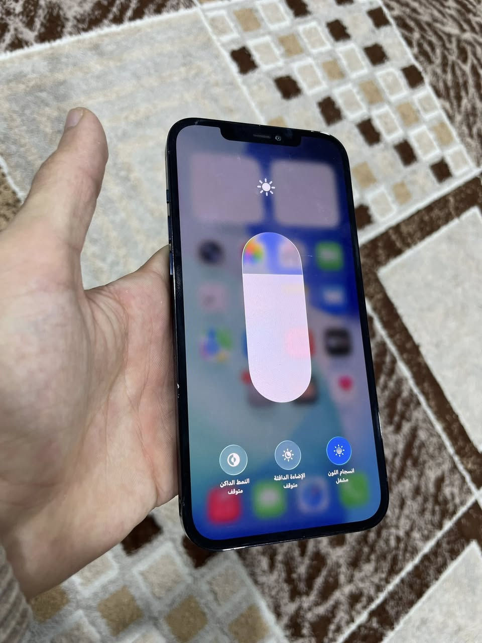 للبيع فقط اعتذر عن المراوسه
ايفون12برو ماكس 

ذاكره128  

باتري100

دبل سيم كارت 

مبدل باتري وكلاس شاشه اصليه 

السعر360

***********

***********

متوفر واتساب
