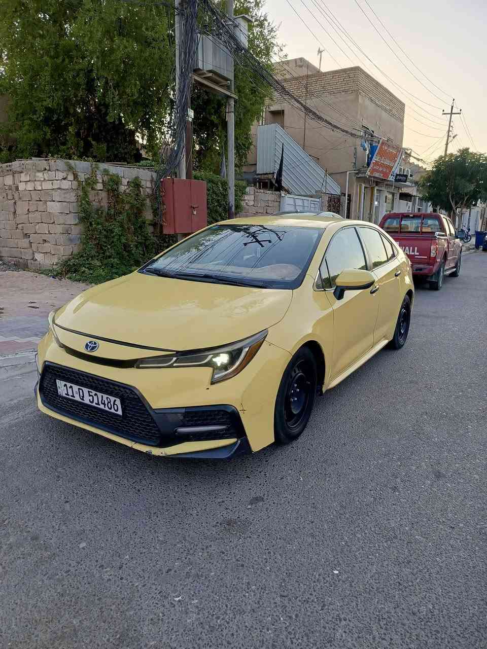 للبيع او مراوس حسب القناعة
كورلا موديل 2022 وارد امريكي محرك 2000 حادث جاملغ وبنيد 
السيارة لون ليموني خصوصي 
جاهزة كير ومحرك وحدادية وتبريد 
رقم بغداد انكليزي مشروع وطني تحويل مباشر 
للاتصال ***********
مكان السيارة كربلاء

