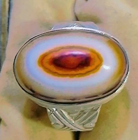 خاتم من حجر الجزع اليماني مصور صياغة ثقيلة عراقية لبيع التفاصيل واتساب *********** هذا رقمي بغداد قرب شقق بسماية
