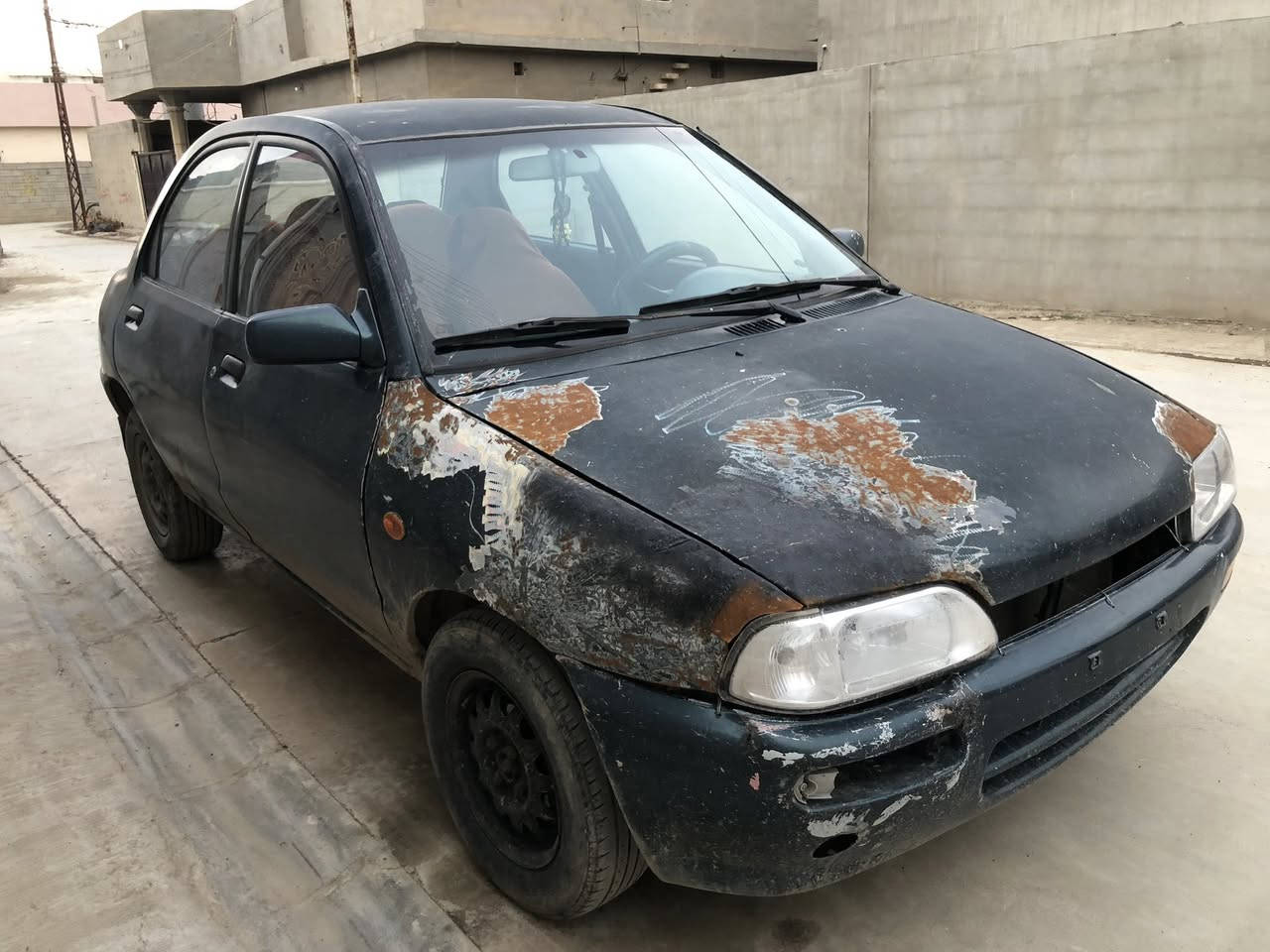 السلام عليكم سيارة مازده 323رقم سيارة فحص صلاح الدين بي بخر سعر 20$بي مجال رقم الهاتف ***********
