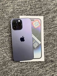 14 برو ماكس لون بنفسجي ذاكره 156 بطاريه 91 بلادي  ع بي شرق اوسط باكيت ...