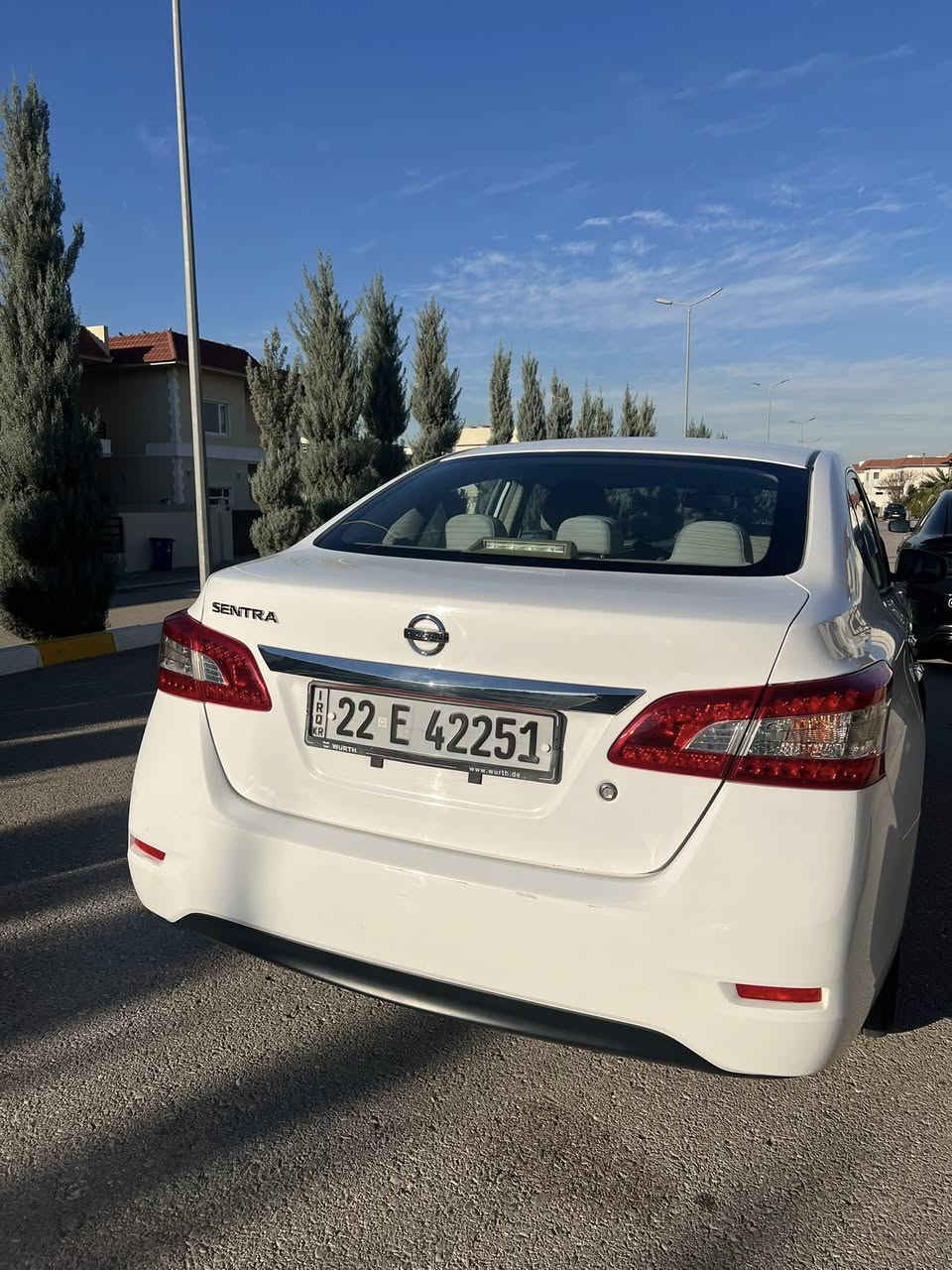 السلام عليكم
للبيع نيسان سينترا  2017 خليجي

المكينه 1600 (1.6)

  كلين تايتل
 
السياره ماشيه (  138224km)

السعر : 128 وبيها مجال بسيط

السياره موجوده بأربيل

للتواصل واتساب: ***********
