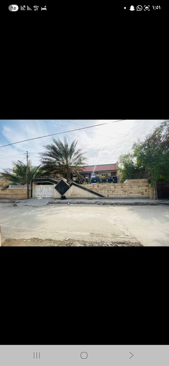 400 متر للبيع
موقع حي الجهاد / الرفاق الثانية 
تفاصيل 
كراج 
حديقة 
استقبال 
مطبخ عدد 2
هول حولي 
غرف نوم عدد 6 
صحيات عدد 4
الواجهة حجر
الواجهة 16
نزال 25
سند مستقل  
السعر / ٦٢٠مليون 
للاستفسار *********** ابو يوسف @إشارة
