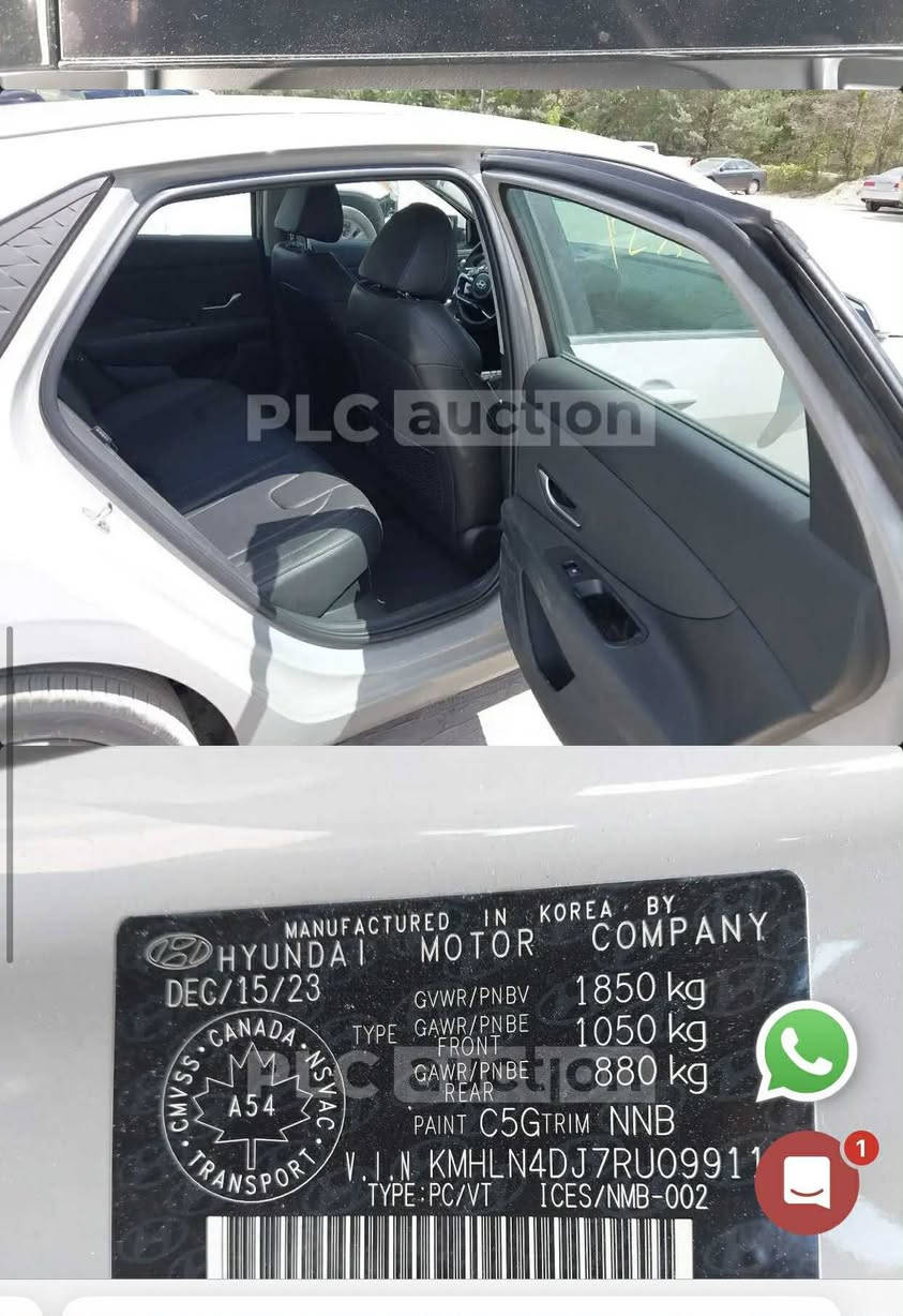 السلام عليكم النترا 2024 لون سمنتي هايبرد
فول مواصفات حادثه قبق جنطه والجاملغ مصبوغ كلير بدون حادث بامريكاا 

محركه 1600 هايبرد ماشيه 25 

مرقم بغداد بسمي 

رايده ب170 وبيه مجال بسيط حك الجيه 
 

وهذا رقمي ***********
