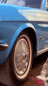 موستنج 1965 رقم نفس موديل سياره بلاديه كلها بس صبغ بدبي مصبوغ 6000كلم ...