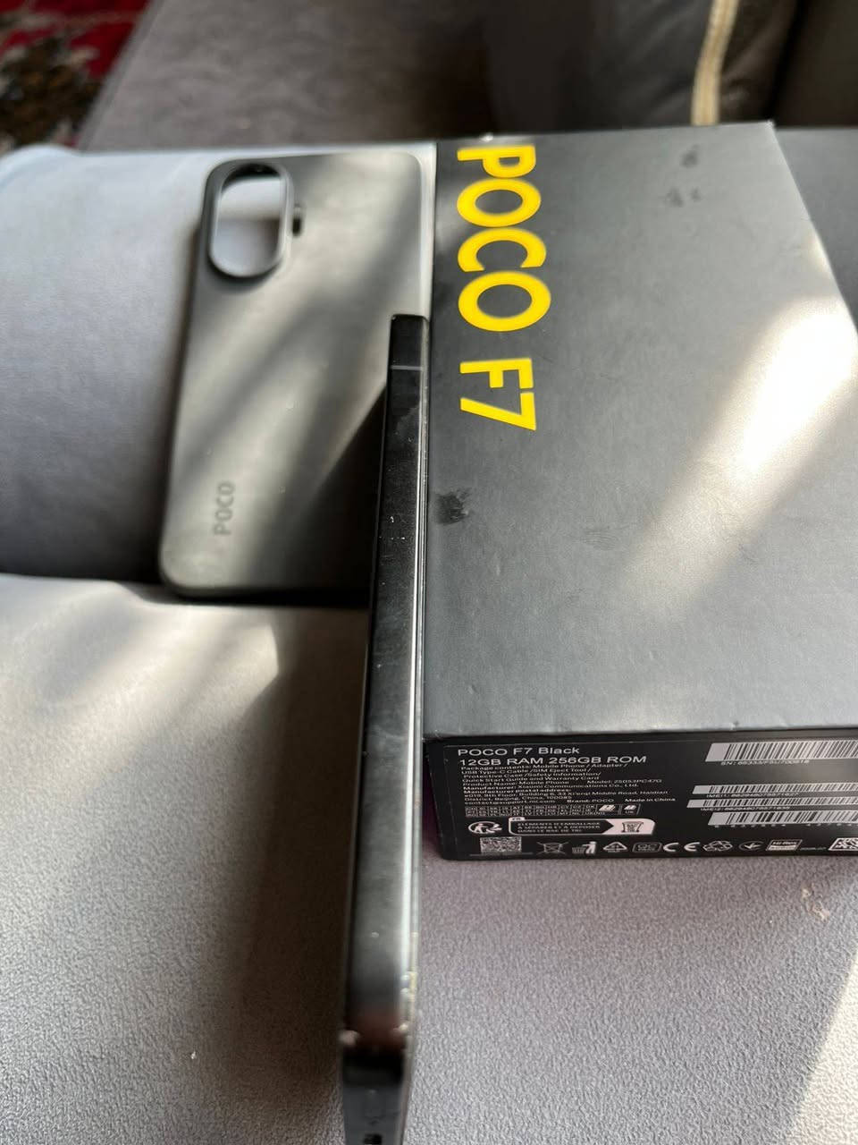 بوكو اف 7 ذاكره 256  رام 12+12
Snapdragon® 8s Gen 4 Mobile Platform

ثماني النواة بتردد يصل إلى ٣,٢١ جيجاهرتز )_معالج قوي معروف بل العاب 120 فريم مراوس او بيع سعره 400 بي مجال  رقمي7749988788
