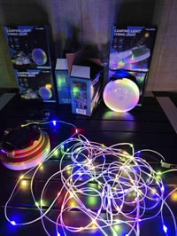 ليد RGB • طاقة شمسية • شحن تايب سي