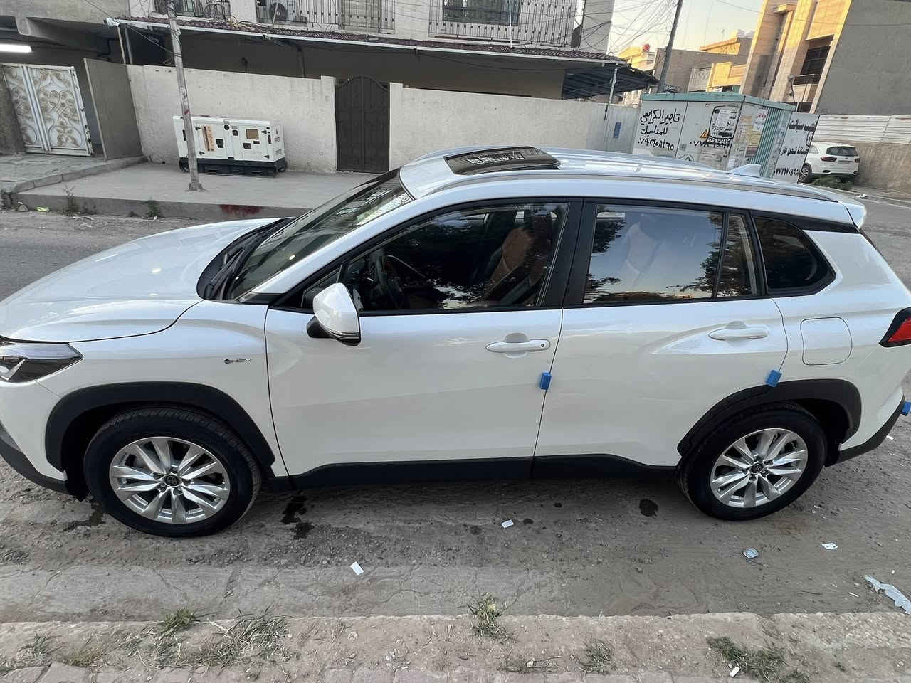 كورلا كروس  ٢٠٢٤
ماشية ١٩،٠٠٠ كم
المواصفات 
رادار
-تحديد مسار
تحكم ستيرن
مودات سياقة
اوتو هولد
سايد بريك دكمة
محرك 2000 هايبرد
سنوية جديدة رقم بغداد
تحويل مباشر
قطعتين تبريد
حساس اطارات
ويل كب حجم 17
بصمه تشغيل
بصمة ابواب
فتحه
بصمه عدد ٢
شاحن لاسلكي
مقاعد جلد لونين
شاشه اندرويد اوتو كار بلي
السعر ١٧٠$واكيد بيها مجال 
  المكان بغداد شارع فلسطين
الرقم *********** واتس اب
