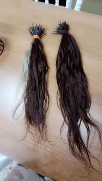 شعر طبيعي • ١٥٠ خصل • خصل بلاتيني مجاني